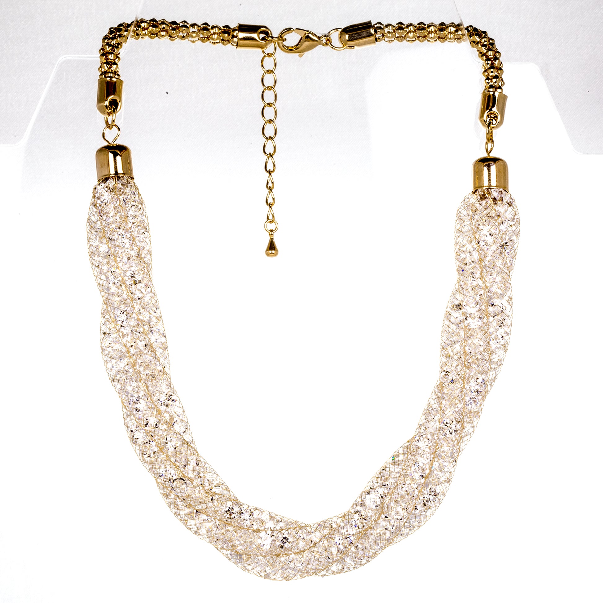 Conjunto de Aleación Bañado en Oro con Cristal Emporia® Multicolor 2 