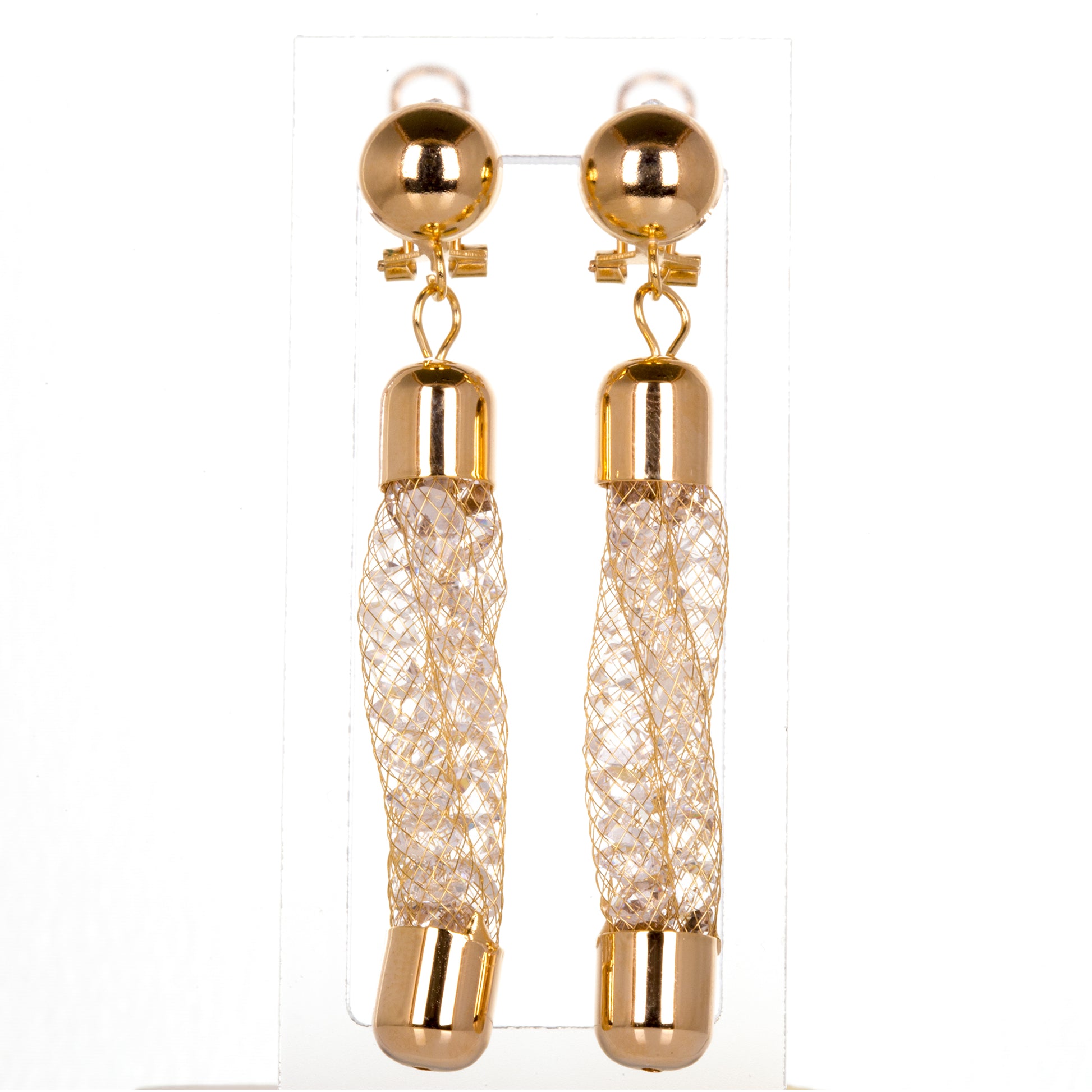 Conjunto de Aleación Bañado en Oro con Cristal Emporia® Multicolor 3 