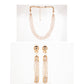 Conjunto de Aleación Bañado en Oro con Cristal Emporia® Multicolor