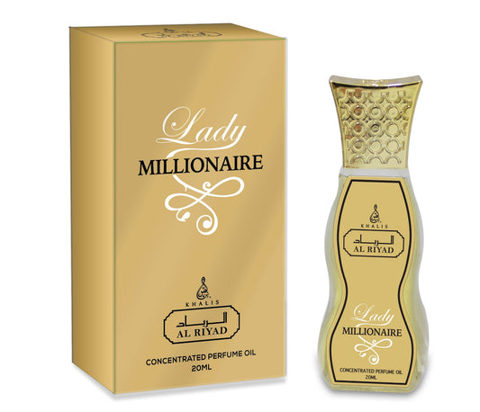LADY MILLIONAIRE 20ml, perfume en aceite, fragancia frutal para mujeres