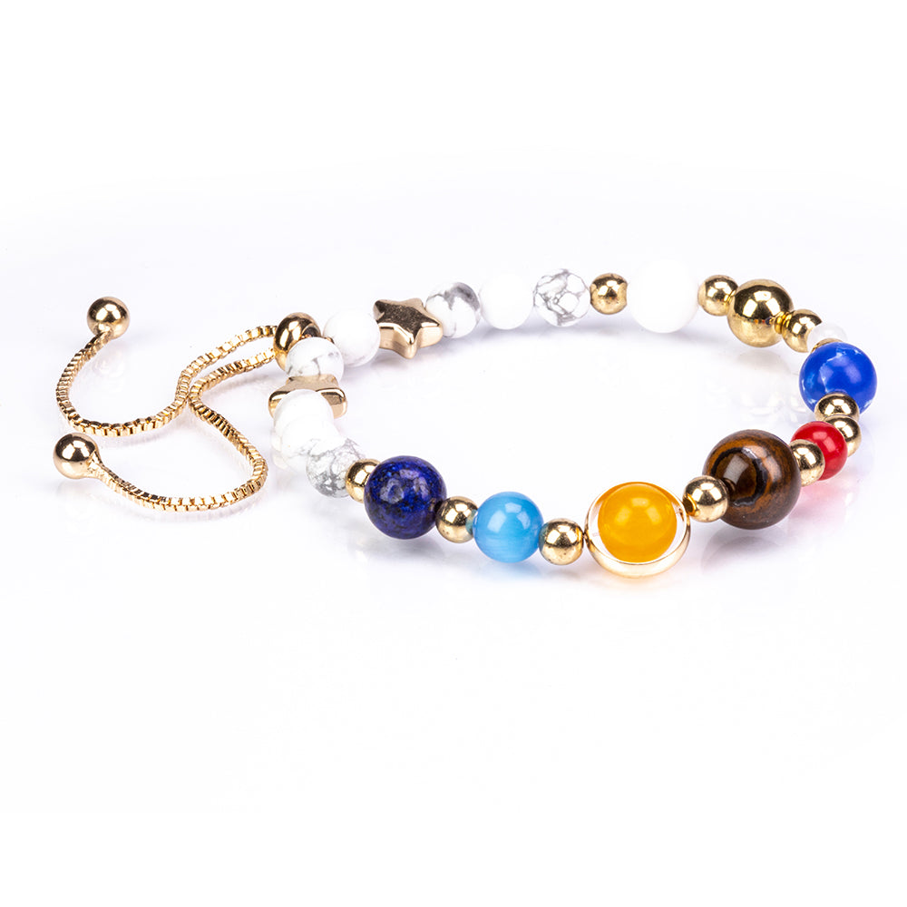Pulsera de Aleación Bañado en Oro con Cornalina y Ojo de Tigre 1 
