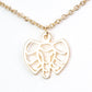 Conjunto de Aleación Bañado en Oro ( Collar +Pulsera )