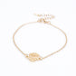 Conjunto de Aleación Bañado en Oro ( Collar +Pulsera )
