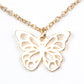 Conjunto de Aleación Bañado en Oro ( Collar +Pulsera )