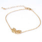 Conjunto de Aleación Bañado en Oro ( Collar +Pulsera )