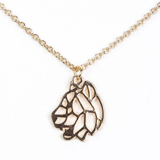 Conjunto de Aleación Bañado en Oro ( Collar +Pulsera )