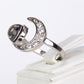 Anillo de Aleación Bañado en Oro con Cristal Emporia® Blanco