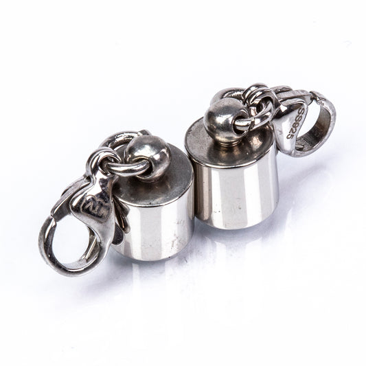 Cerradura magnética de plata esterlina
