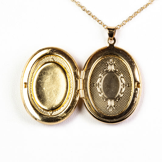 Collar de Aleación Bañado en Oro con Rubí de Birmania