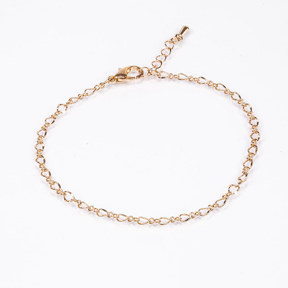 Conjunto de Aleación Bañado en Oro con Cristal Emporia® Blanco ( Collar +Pendientes +Pulsera ) 7 