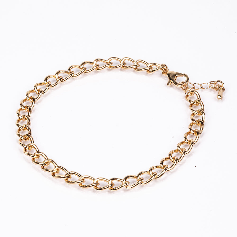 Conjunto de Aleación Bañado en Oro con Cristal Emporia® Blanco ( Collar +Pendientes +Pulsera )