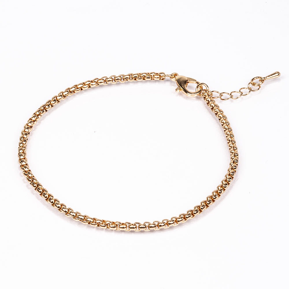 Conjunto de Aleación Bañado en Oro con Cristal Emporia® Blanco ( Collar +Pendientes +Pulsera )