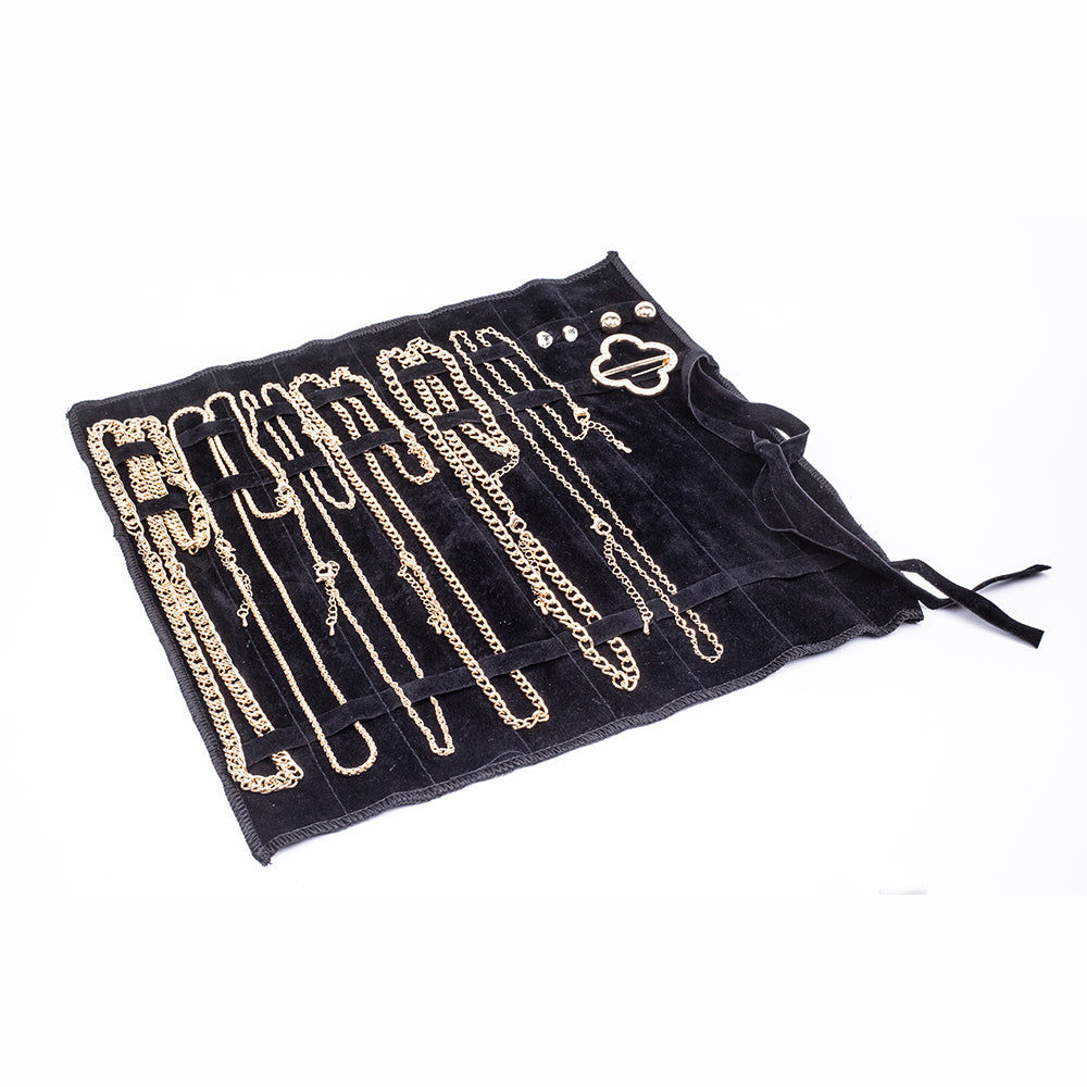 Conjunto de Aleación Bañado en Oro con Cristal Emporia® Blanco ( Collar +Pendientes +Pulsera ) 1 