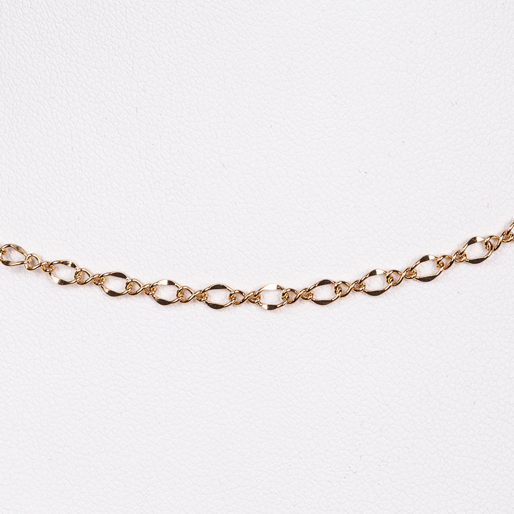 Conjunto de Aleación Bañado en Oro con Cristal Emporia® Blanco ( Collar +Pendientes +Pulsera )