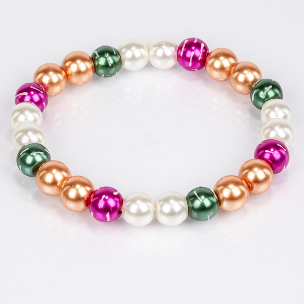 Conjunto de Aleación Bañado en Oro ( Collar +Pendientes +Pulsera ) 6 