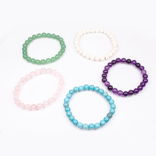 Set de pulseras de minerales – 5 piezas