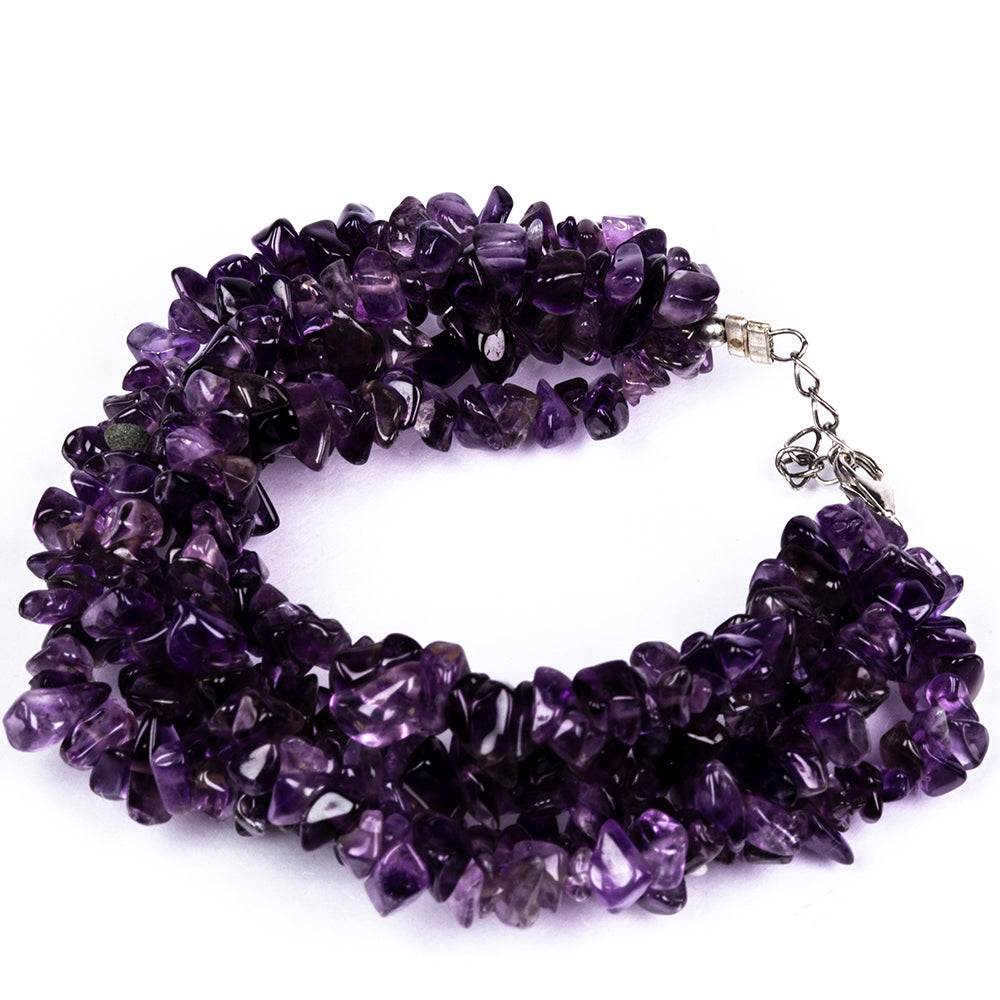 Pulsera de Plata con Amatista 4 
