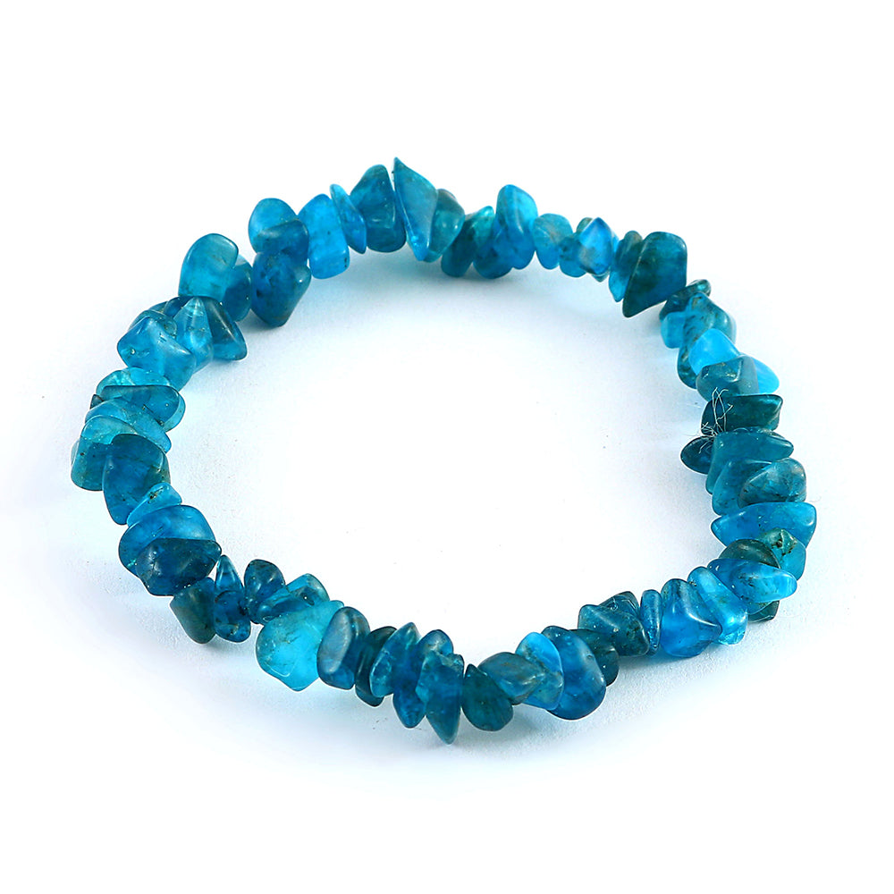 Conjunto Pepita con Esmeralda de Brasil y Apatita neón ( Pulsera ) 5 
