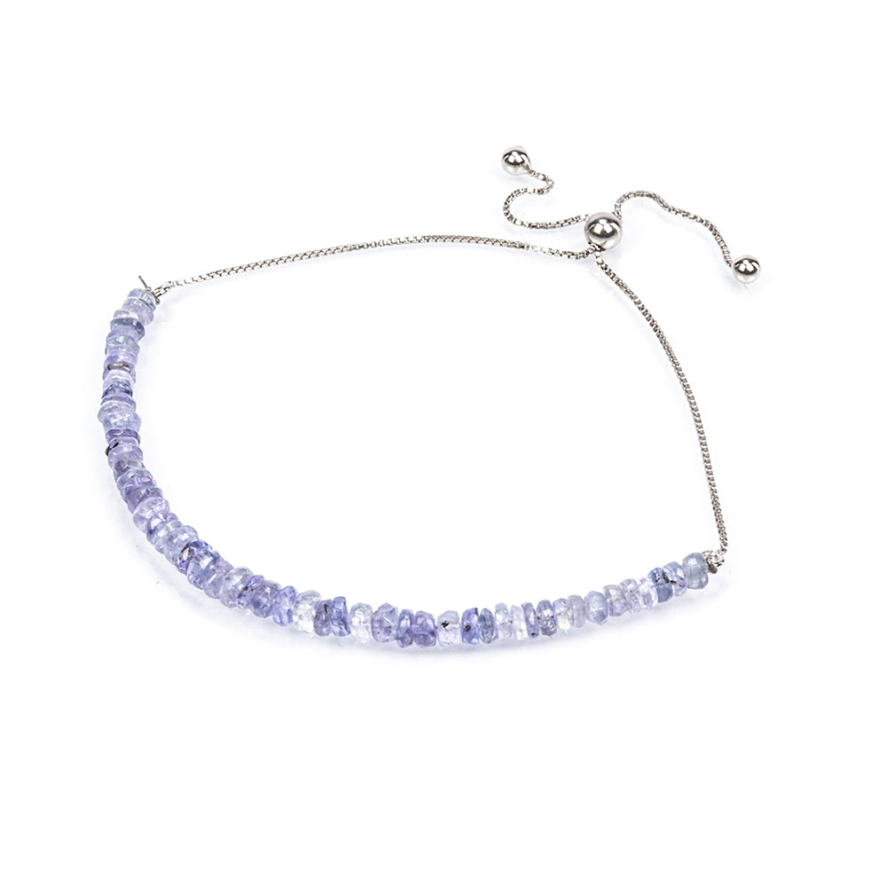 Pulsera de Plata con Tanzanita 4 