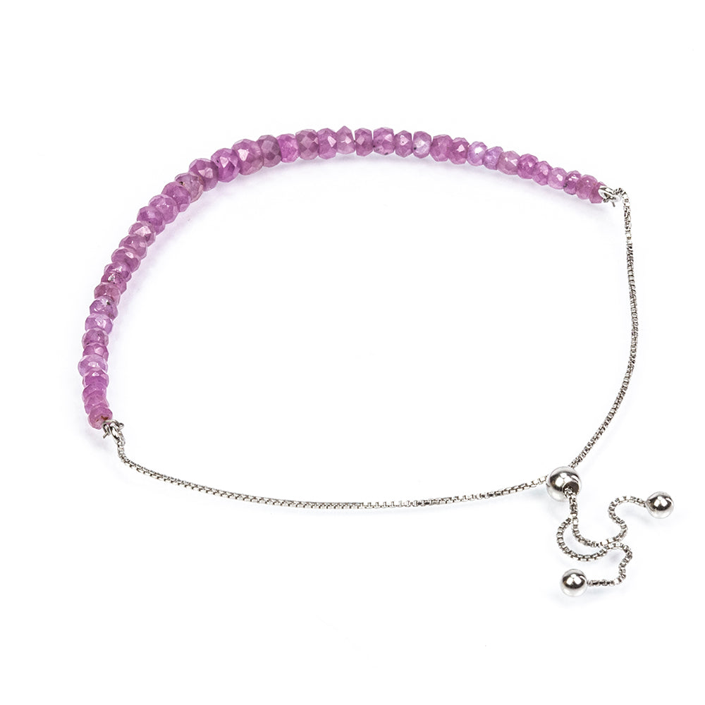 Pulsera de Plata con Rubí de Mozambique 5 