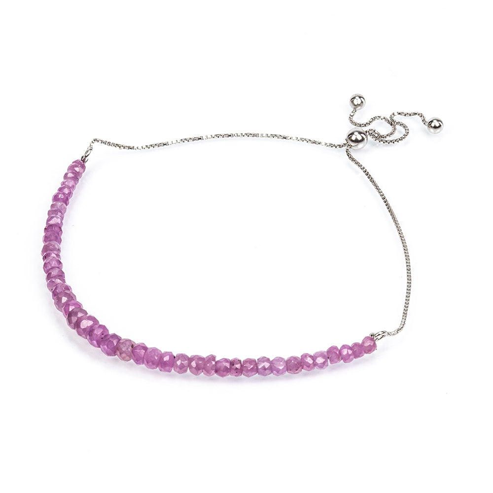 Pulsera de Plata con Rubí de Mozambique 4 