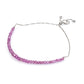 Pulsera de Plata con Rubí de Mozambique