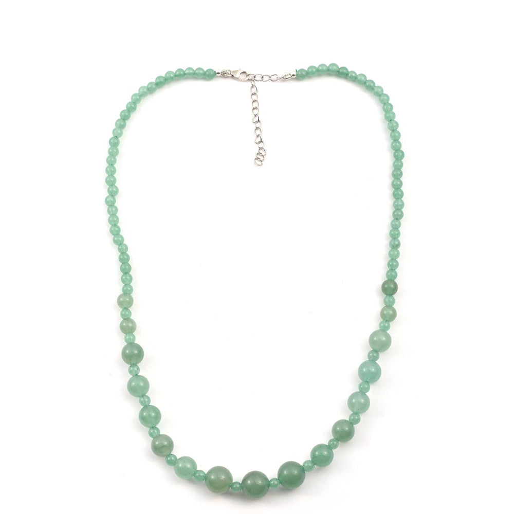 Collar de Plata con Anenturina Verde 4 