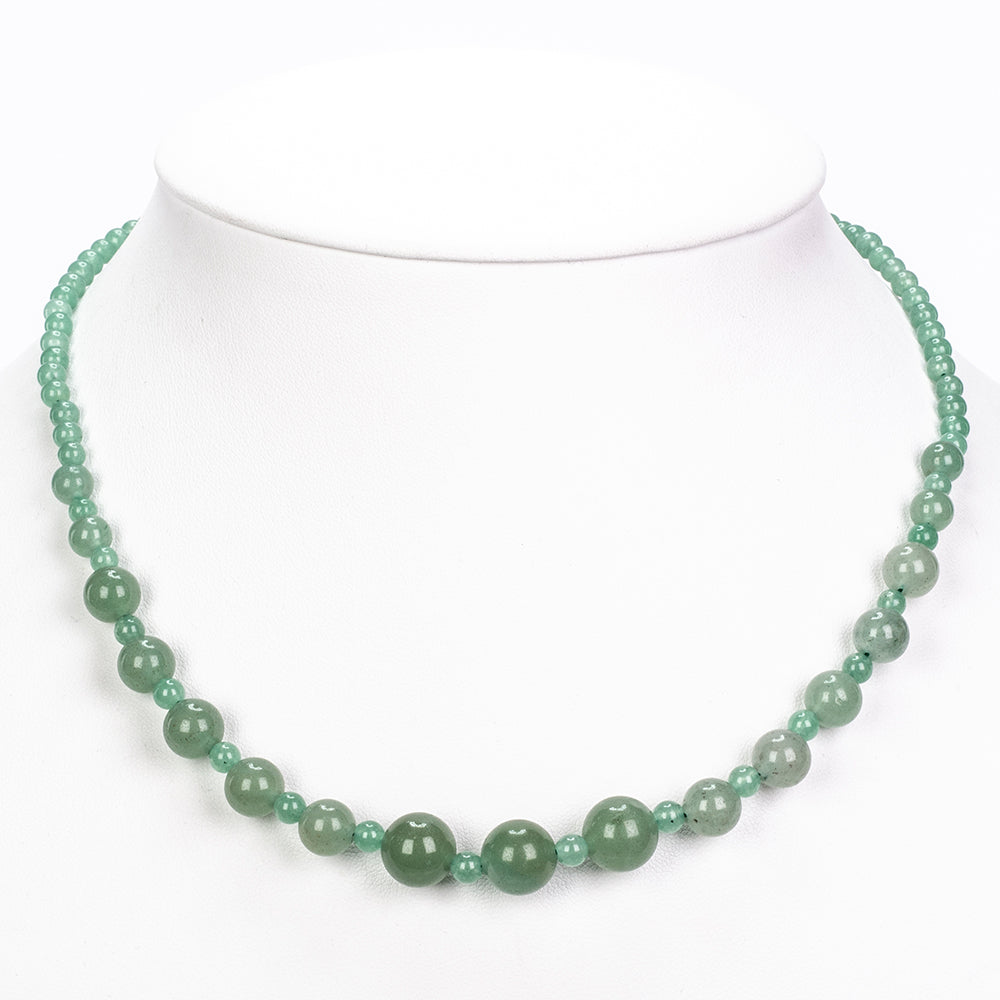 Collar de Plata con Anenturina Verde 1 
