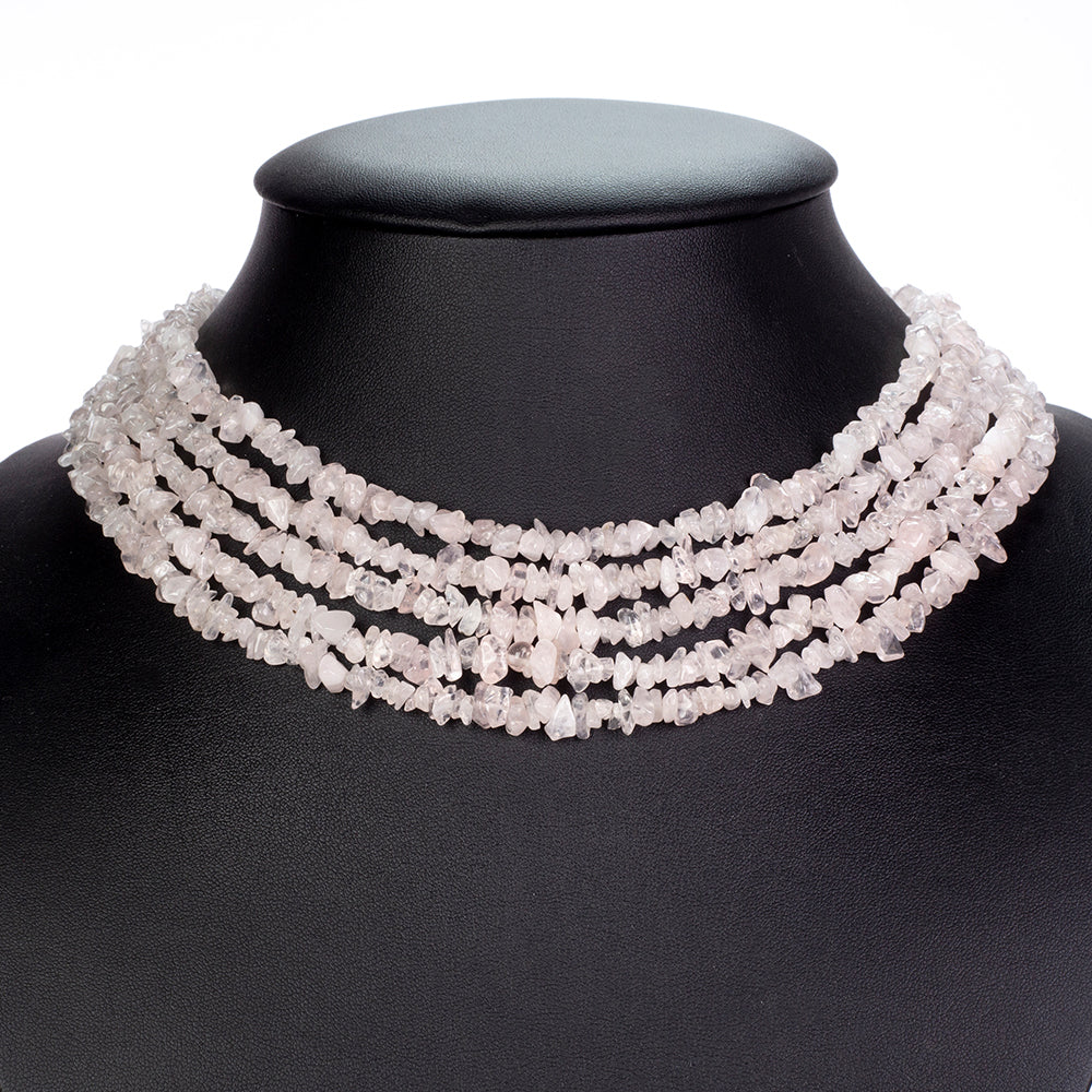 Collar Pepita con Cuarzo Rosado 6 