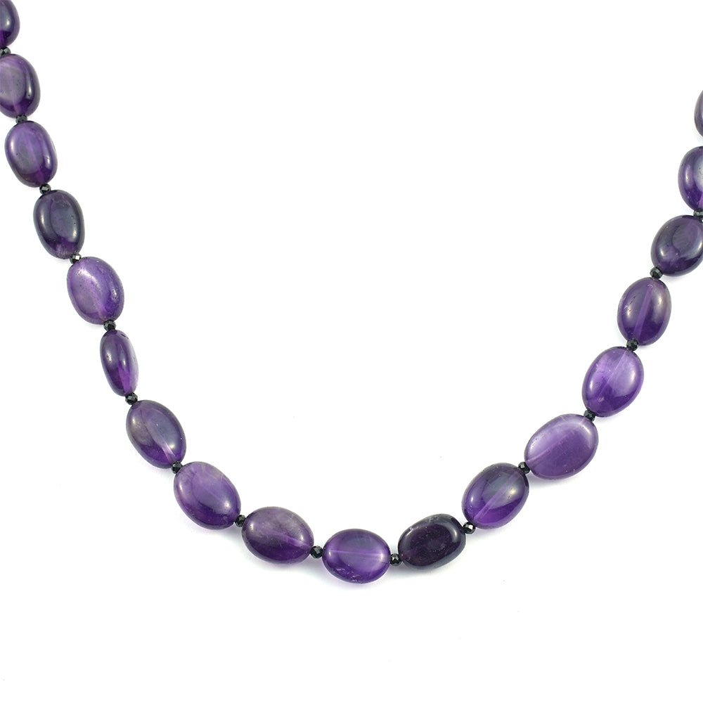 Collar Pepita con Amatista y Espinela Negra 3 