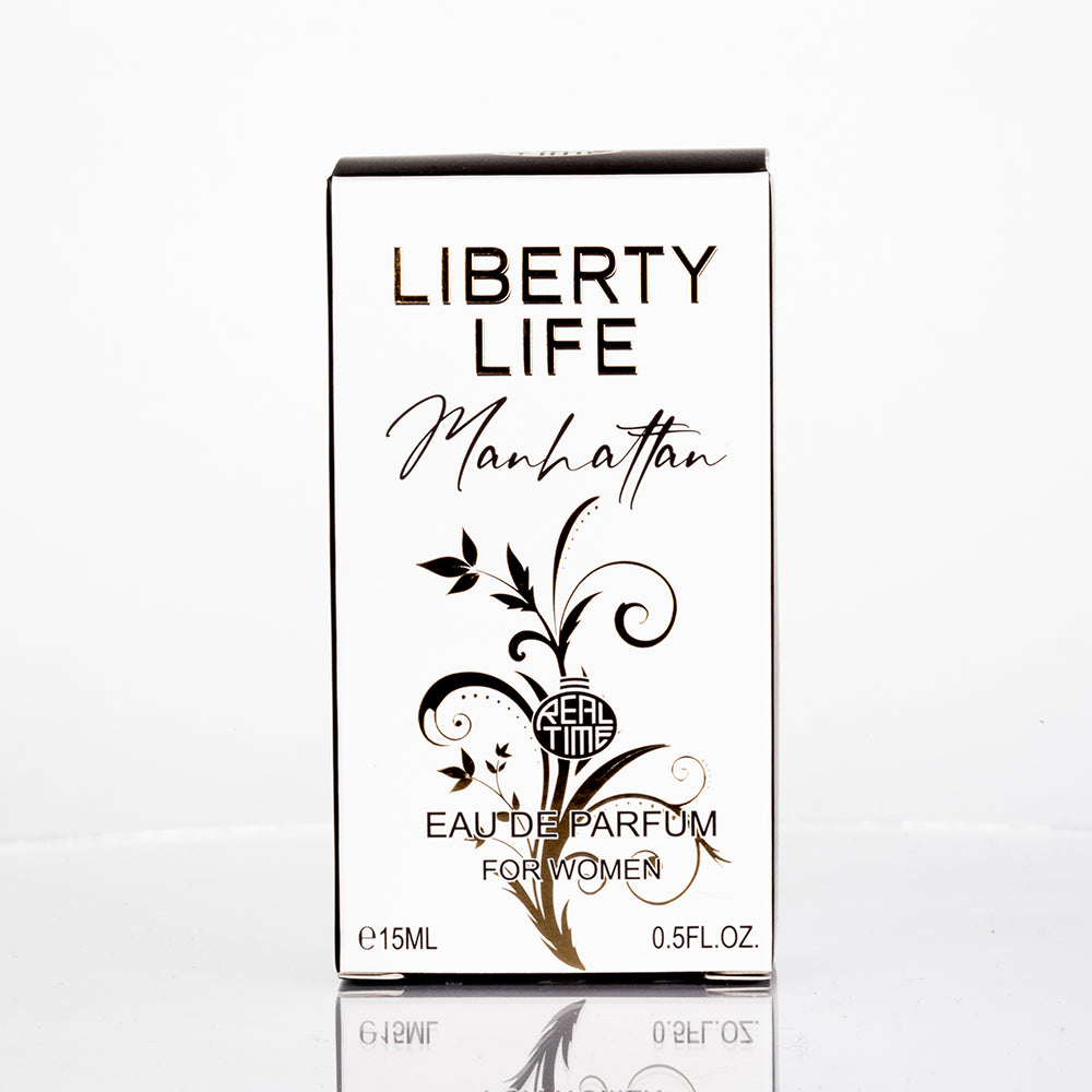 15ml EDP "LIBERTY LIFE MANHATTAN" fragancia ámbar fougére