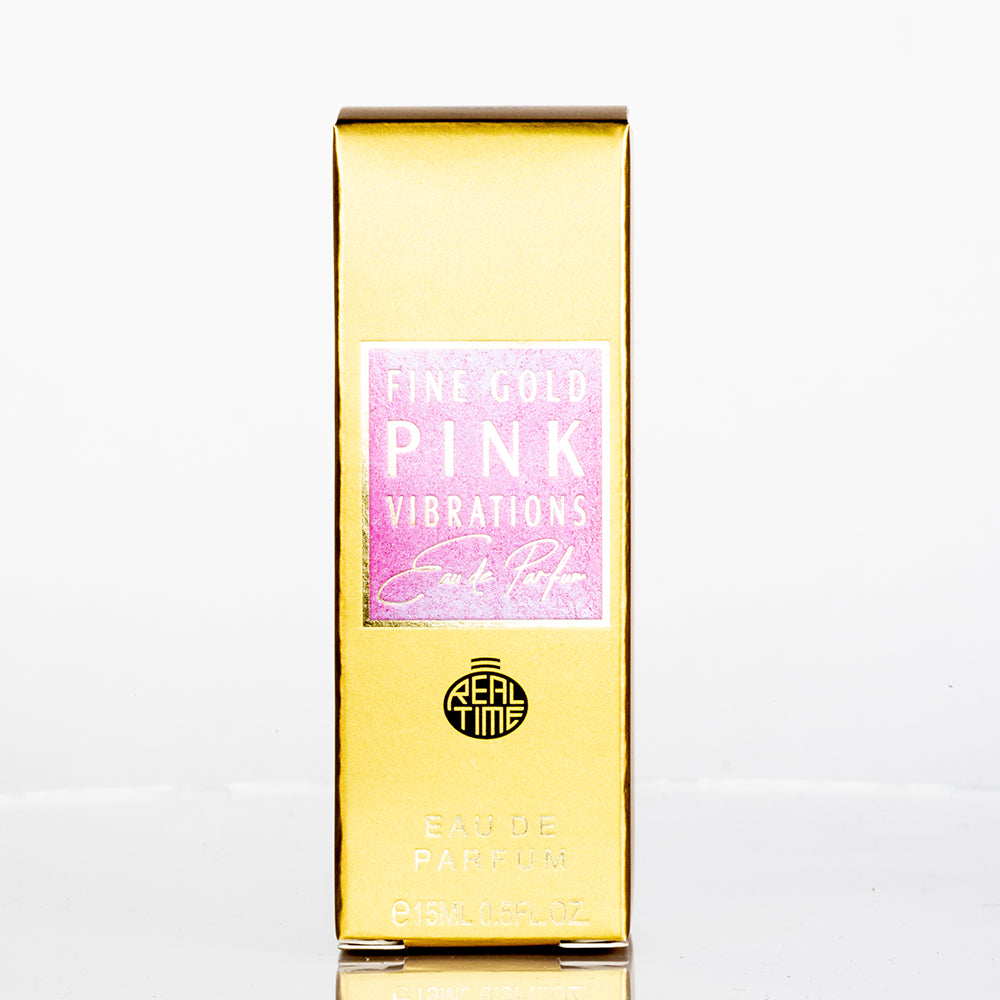 15ml EDP "FINE GOLD PINK VIBRATIONS" fragancia cítrica frutal 3 
