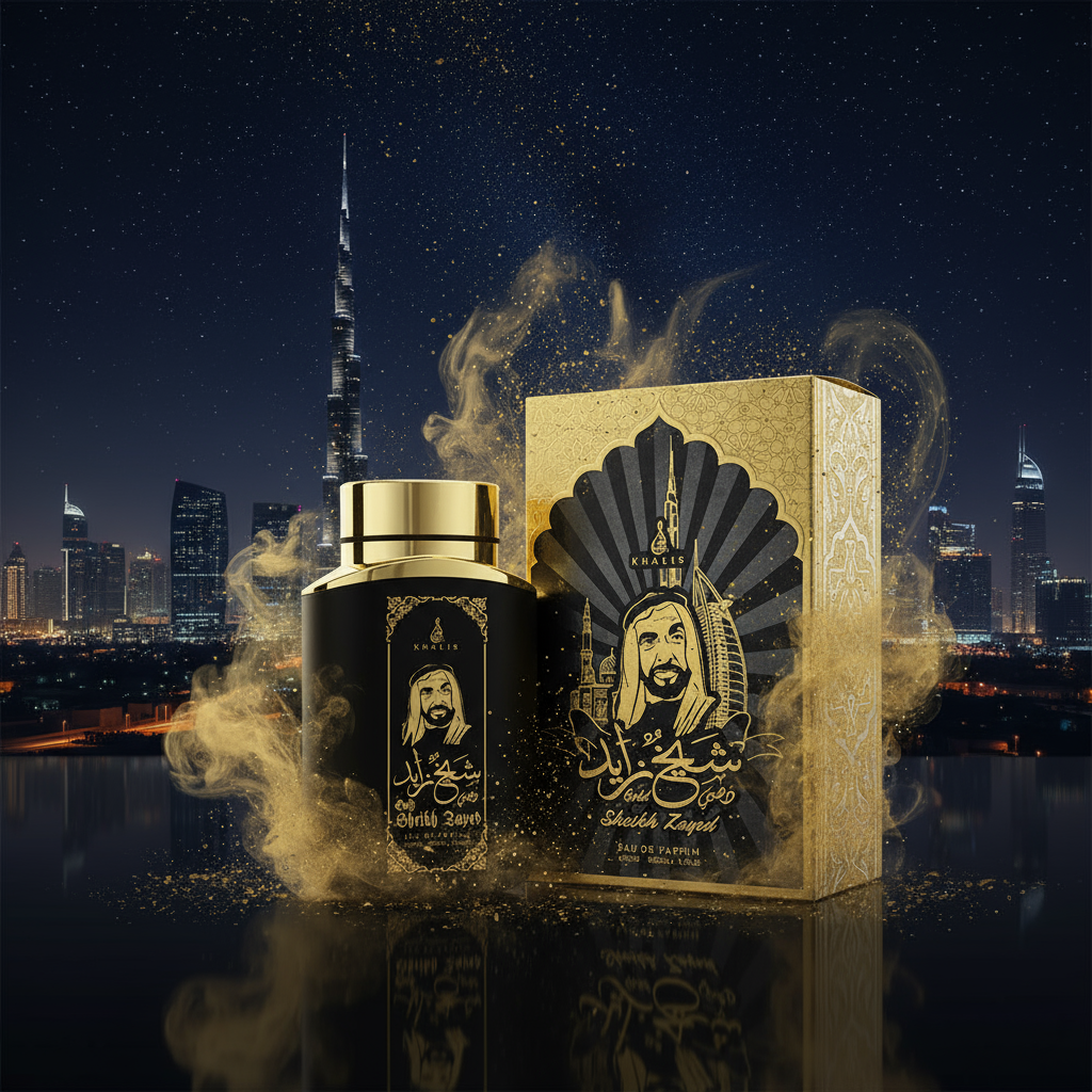 100 ml Eau de Perfume SHEIKH ZAYED GOLD Fragancia especiada amaderada para hombre 3 
