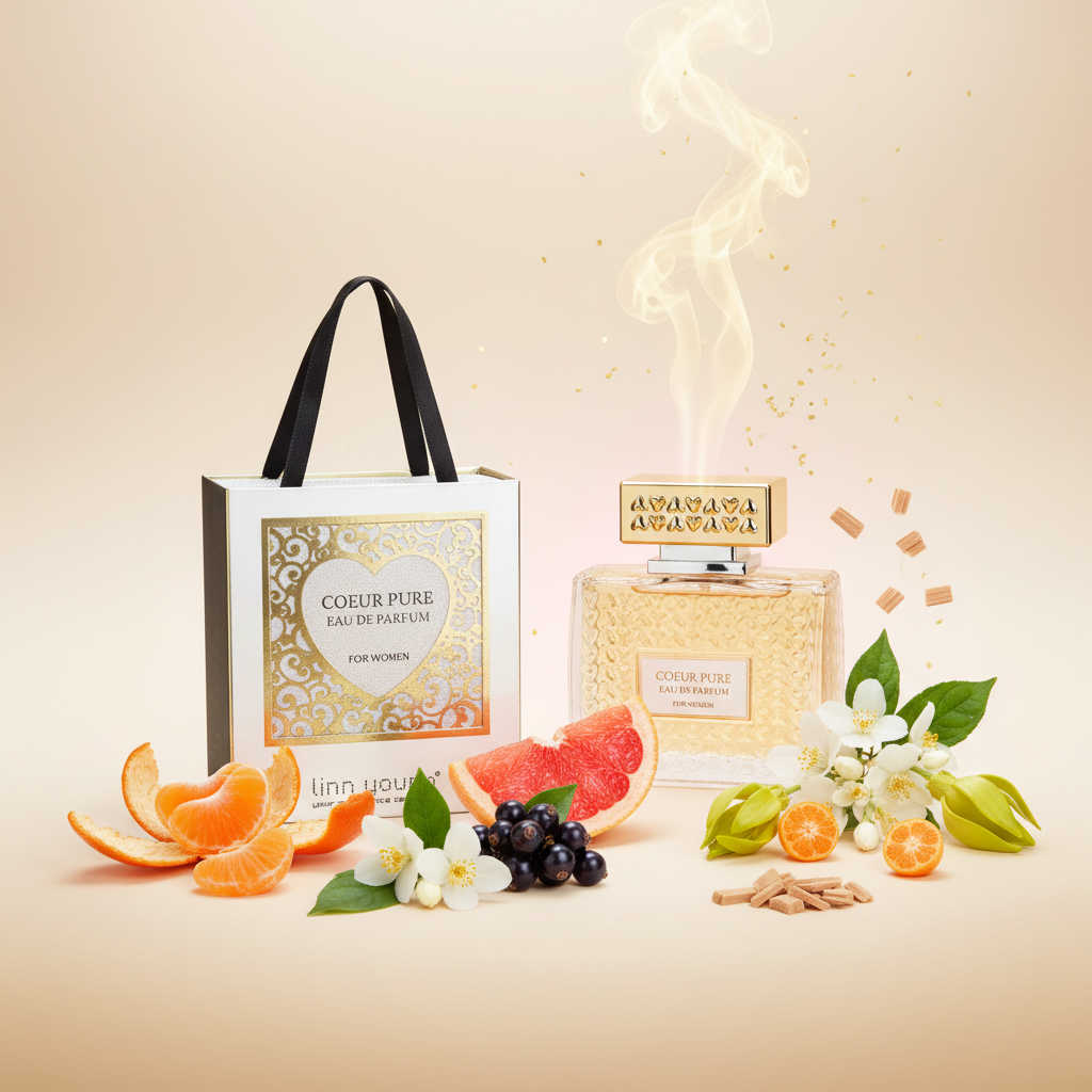 Agua de perfume COEUR PURE 100ml Fragancia floral para mujeres 3 
