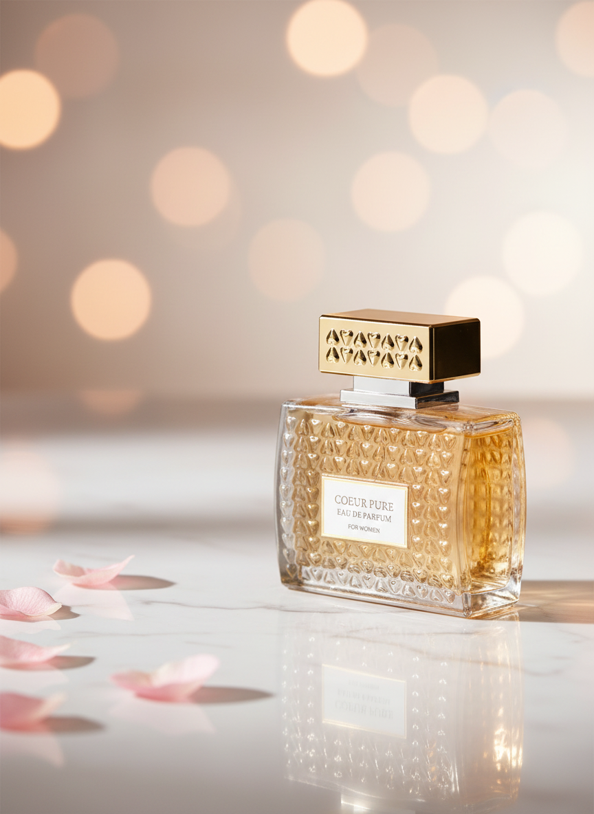 Agua de perfume COEUR PURE 100ml Fragancia floral para mujeres