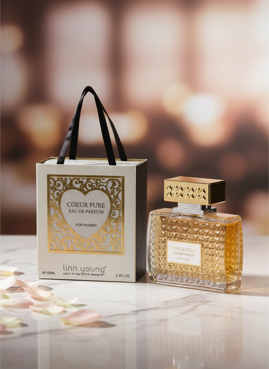 Agua de perfume COEUR PURE 100ml Fragancia floral para mujeres