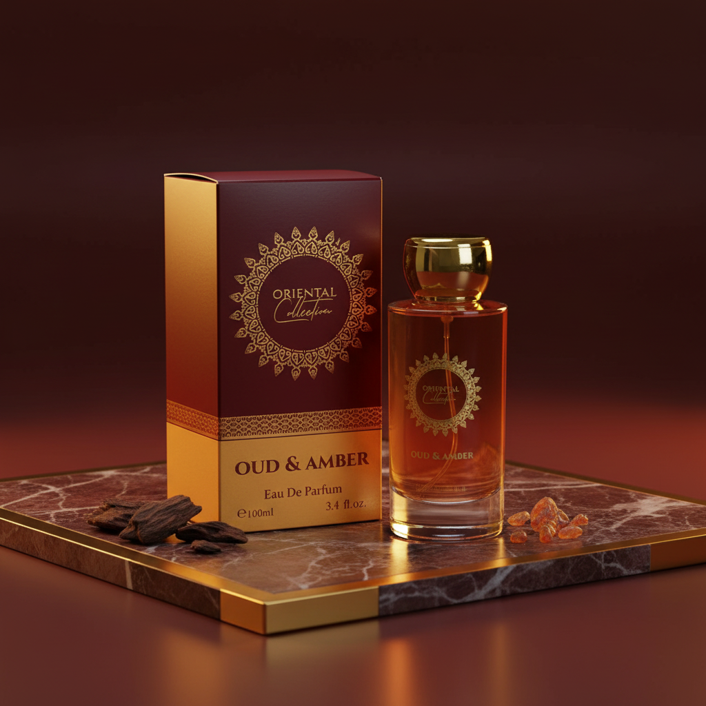 OUD AND AMBER 100ml EDP Exclusiva y elegante fragancia unisex. Exclusivo oud, dulce 7 