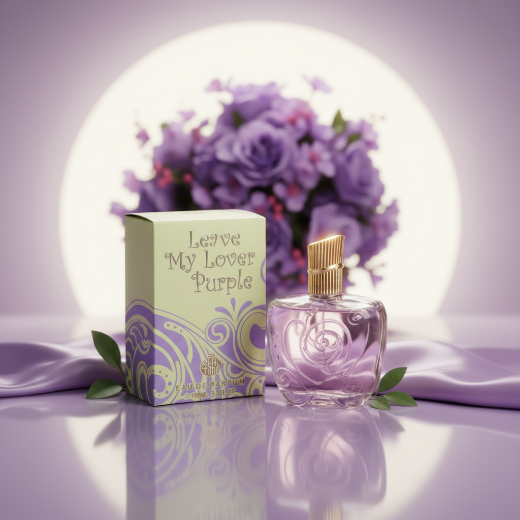 LEAVE MY LOVER PURPLE, EDP 100 ml, fragancia oriental avainillada para mujeres 1 