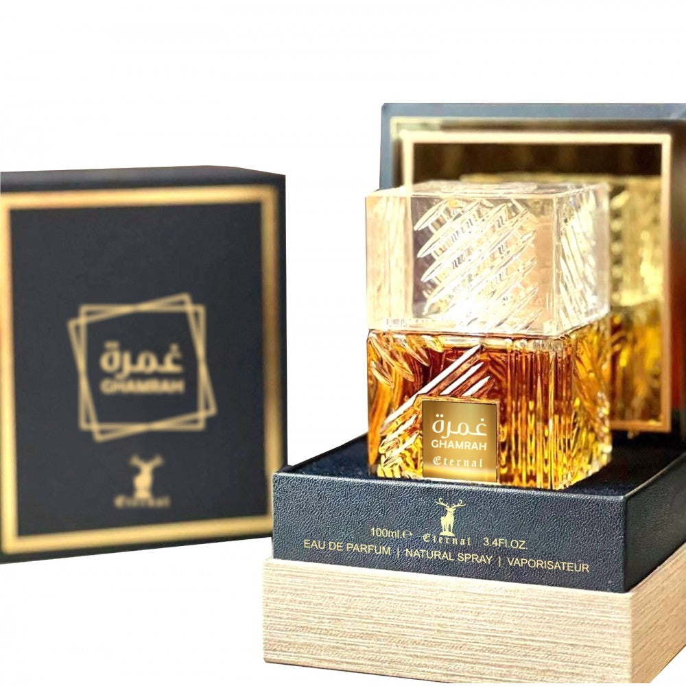 100 ml Eau de Perfume Oriental GHAMRAH (Top: Bergamot, Orange, Hazelnut; Middle: Saffron, Cinnamon, Clobe; Base: Musk, Amber Grey, Vanilla, Tonka Bean) 1 