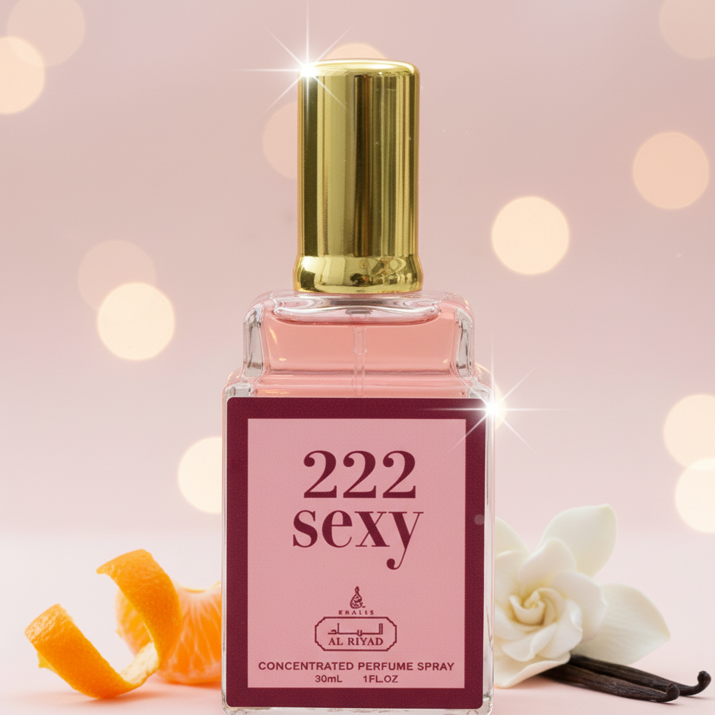 " 222 Sexy" EDP 30 ml, fragancia oriental floral para mujeres 7 