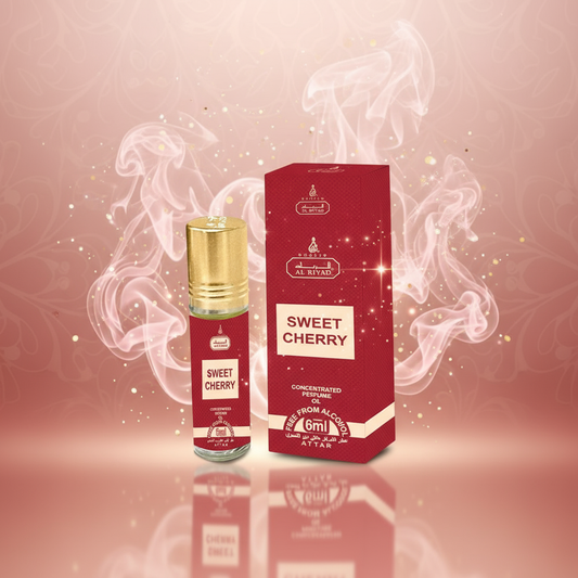 " Sweet Cherry"( Al Riyad ) perfume en aceite de 6 ml, fragancia floral afrutada unisex