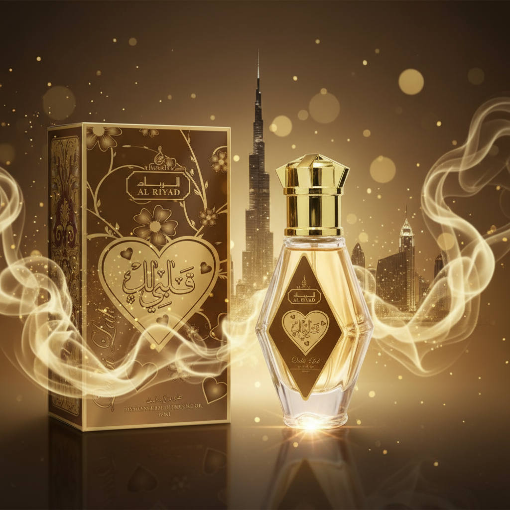 " Qalbi Lak" perfume en aceite de 20 ml, fragancia oriental para hombres 4 