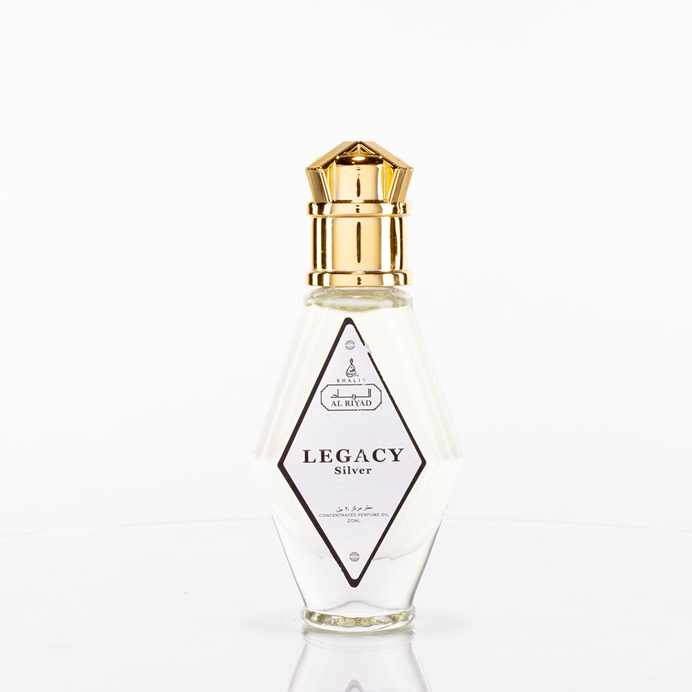 " Legacy Sliver" perfume en aceite de 20 ml, fragancia amaderada unisex 3 