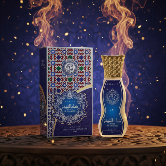 " Musk Al Shuyukh " perfume en aceite de 20 ml, fragancia oriental amaderada para hombres