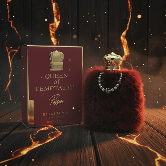 " Queen of Temptation Passion" EDP 100ml, fragancia floral ambarada