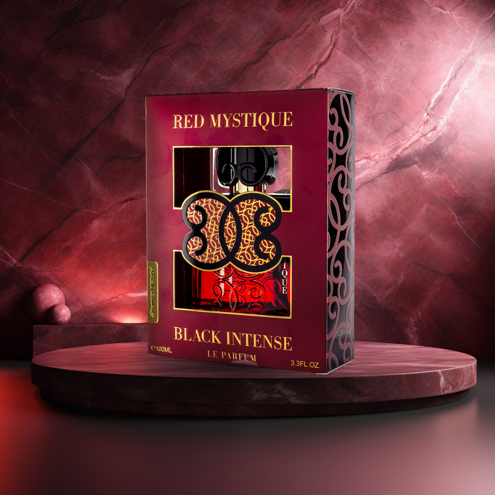 " Black Intense Red Mystique" EDP 100ml, fragancia floral afrutada 4 
