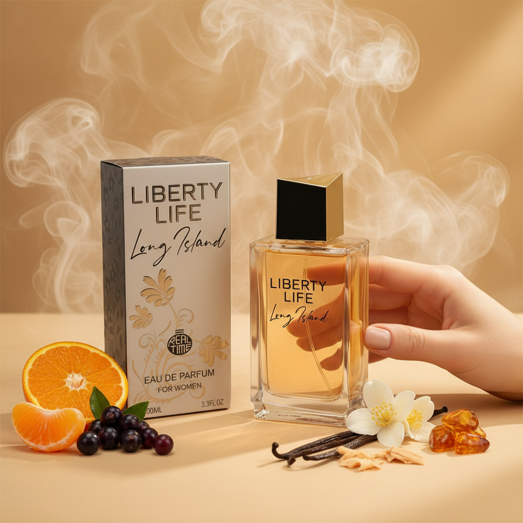 " Liberty Life Long Island" EDP 100 ml, fragancia oriental 3 