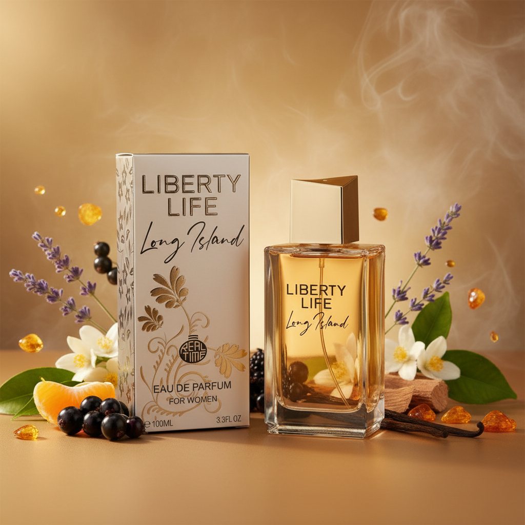 " Liberty Life Long Island" EDP 100 ml, fragancia oriental 4 