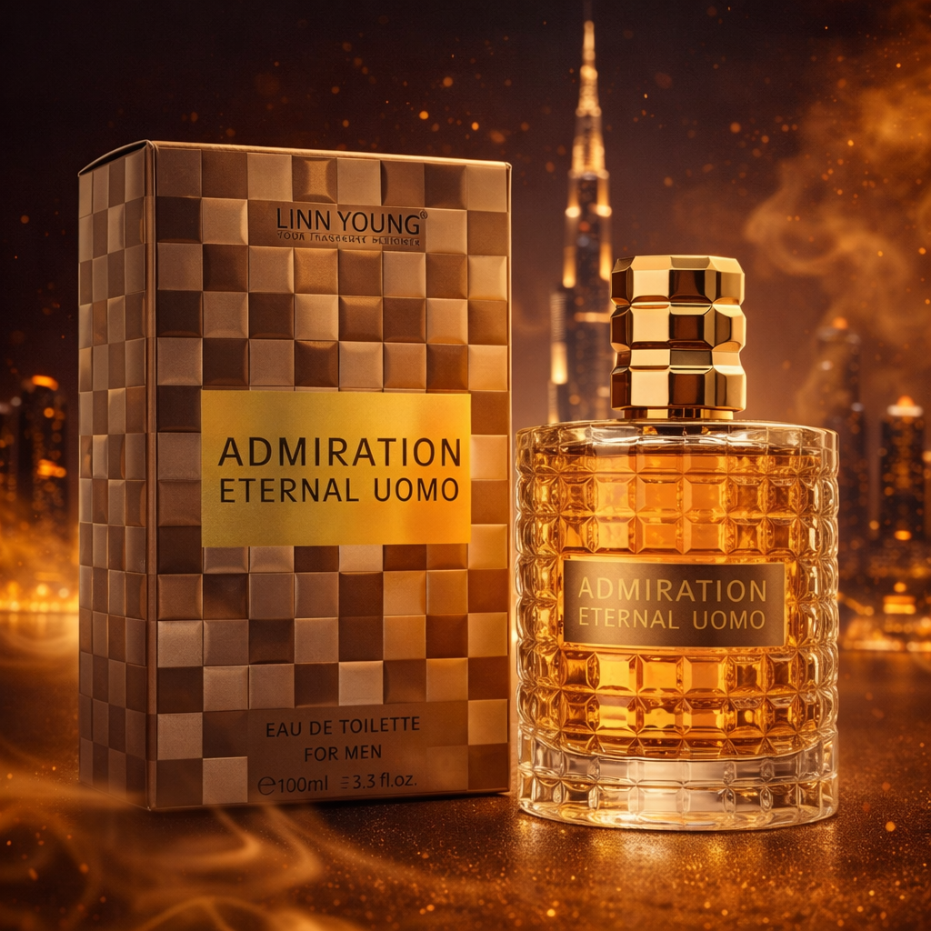 Linn Young EDT 100 ml "Admiration Eternal Uomo" – fragancia amaderada y especiada 2 