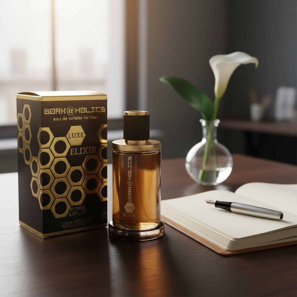 Linn Young EDT 100 ml "Workaholics Luxe Elixir" – fragancia oriental-especiada